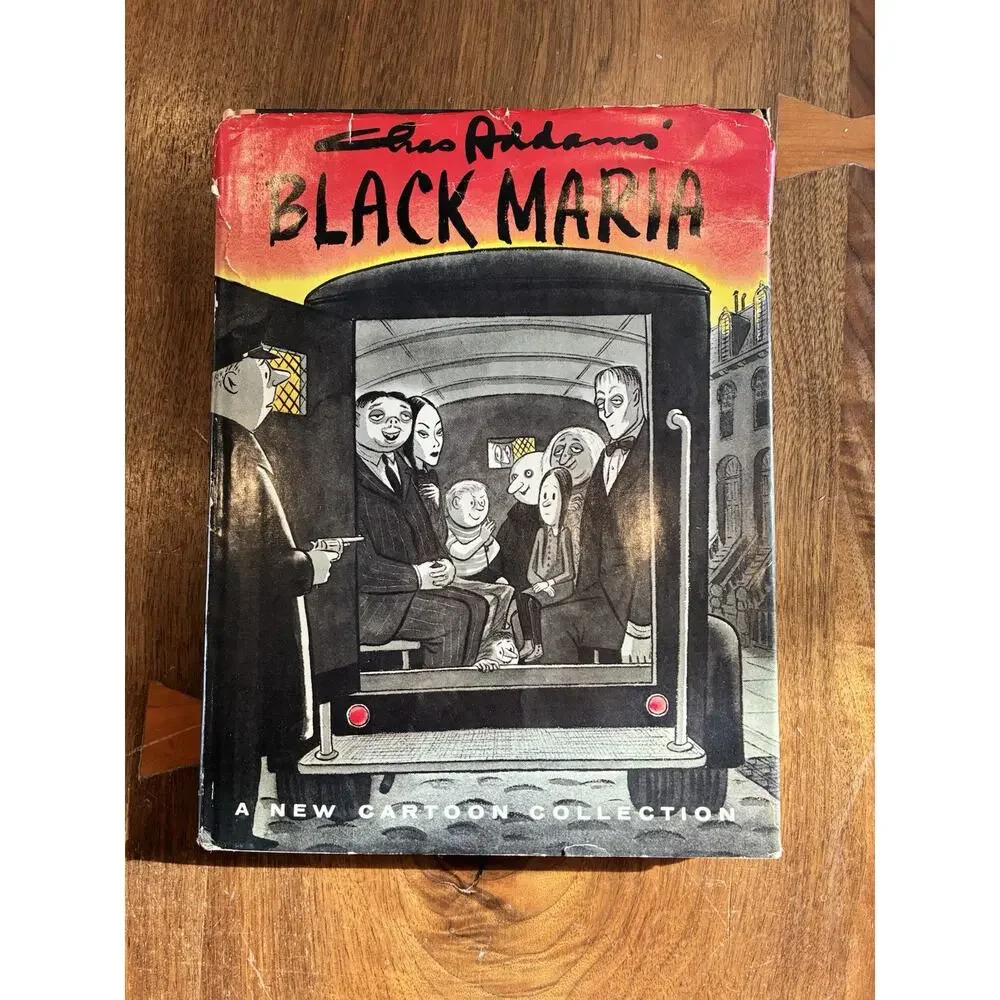 Vintage‎ 1960 Chas Addam’s Black Maria Hardcover Comic Book